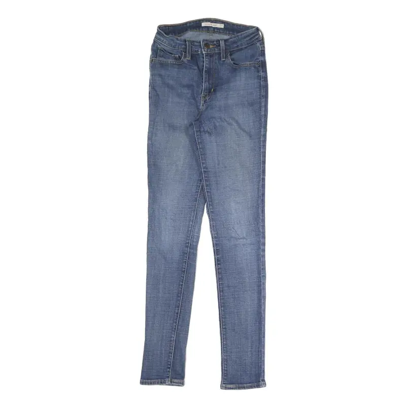 Levi's 721 Womens Slim Blue Denim Medium Wash W27 L30 Stretch Cotton Blend Jeans 1