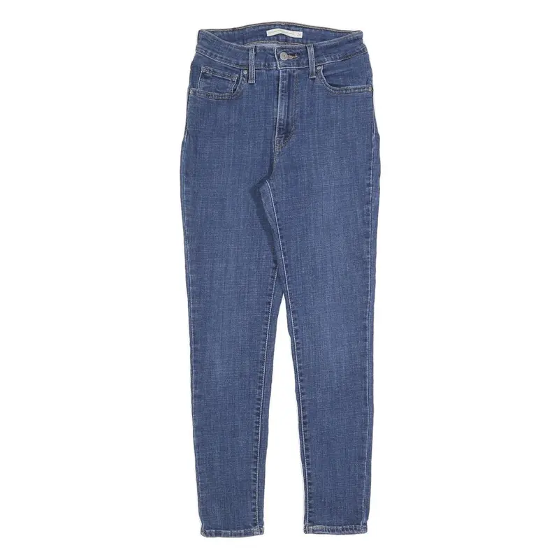 Levi's 721 Womens Slim Skinny Denim Medium W26 L26 Zip Cotton Blend Jeans 1