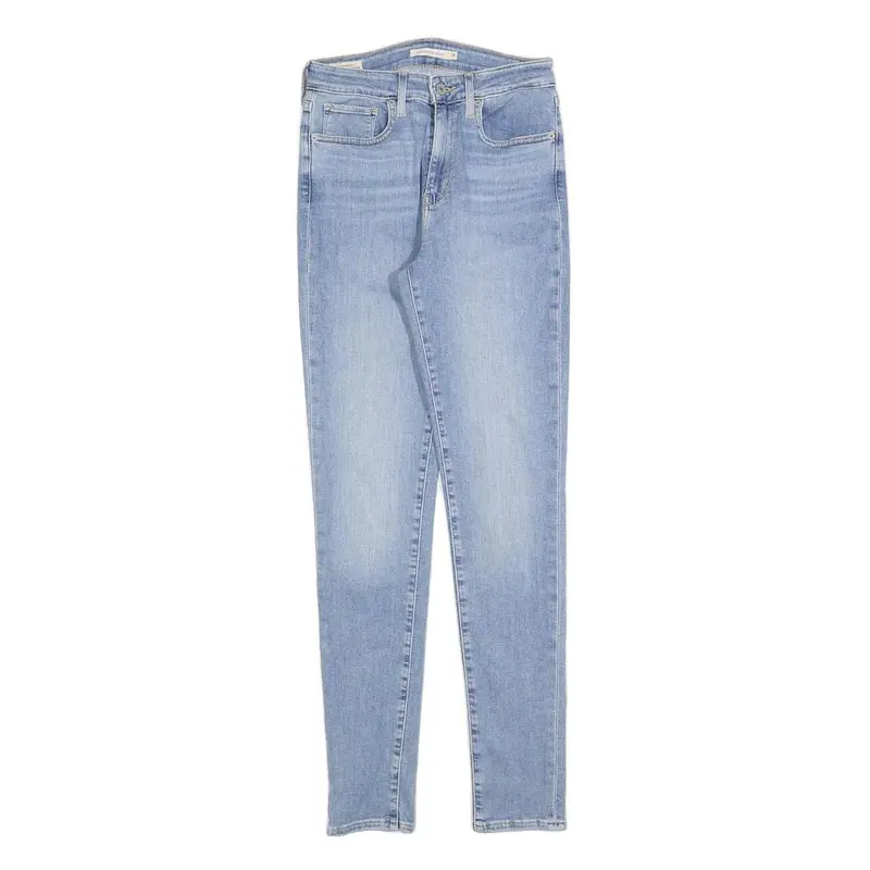 Levi's 721 Womens Slim Skinny Denim Medium Wash W28 L32 Classic Zip Jeans 1