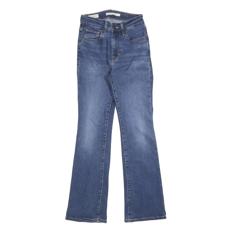 Levi's 725 Big E Womens Slim Denim Bootcut Medium Wash W24 L28 Stretch Cotton 1