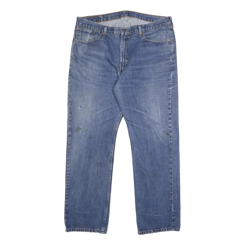 Levi's 751 02 Mens Jeans Blue Regular Straight Denim Medium W40 L32 Classic Fit 1