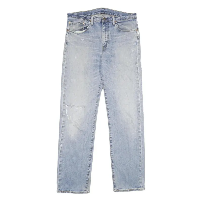 Levi's 751 Mens Jeans Blue Regular Straight Denim Light W34 L34 Vintage 1