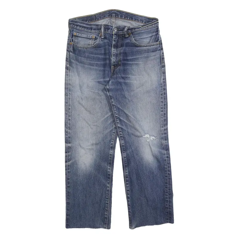Levi's 751 Mens Jeans Blue Relaxed Straight Denim Medium W34 L28 Classic Fit 1