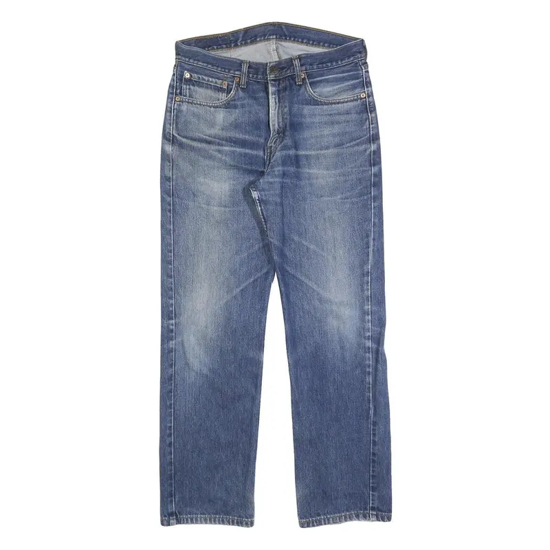 Levi's 751 Mens Jeans Blue Relaxed Straight Denim Medium W34 L32 Classic Style 1