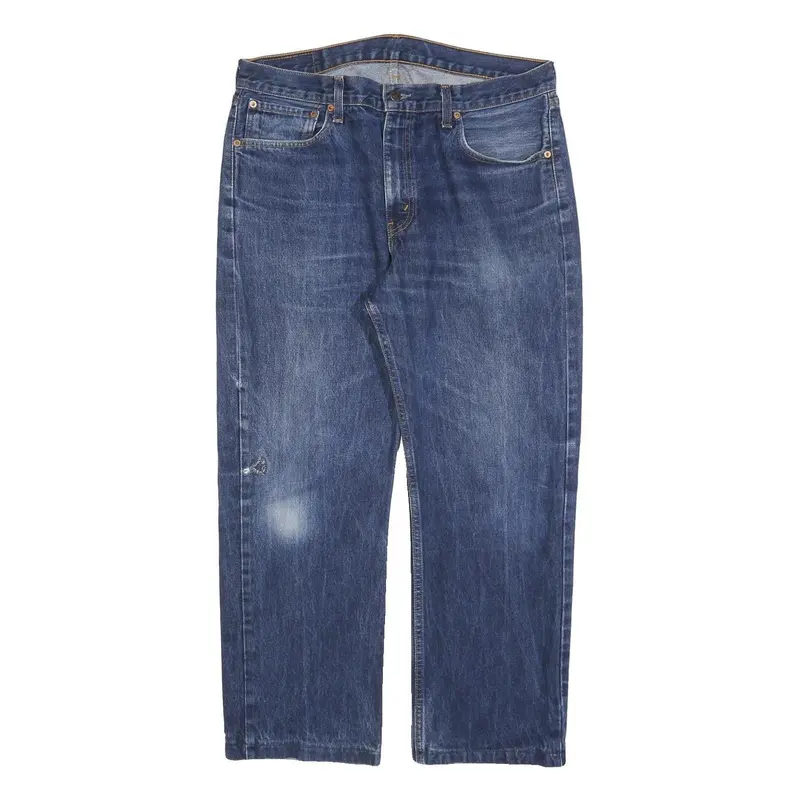 Levi's 751 Mens Jeans Blue Relaxed Straight Denim Medium W36 L27 Classic Style 1