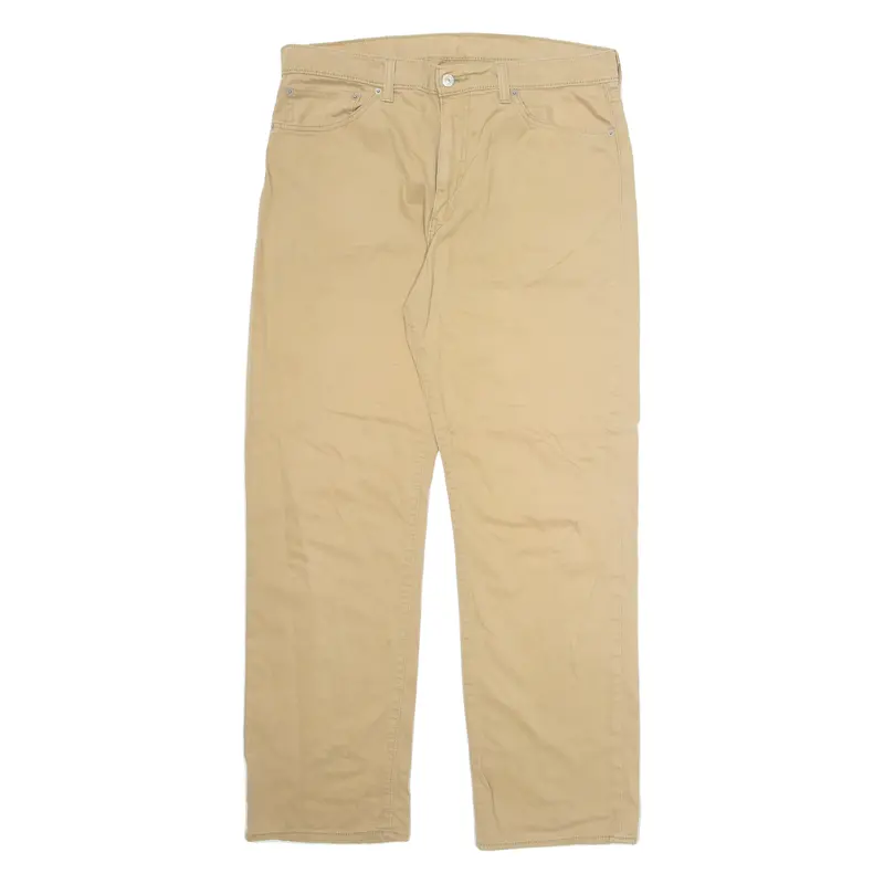 Levi's 751 Mens Trousers Beige Regular Wide-Leg W38 L32 1