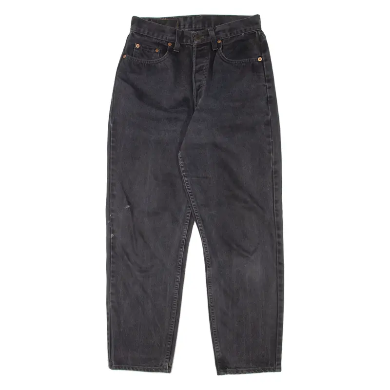 Levi's 818 02 Orange Tab Womens Jeans Black Regular Mom 90S W26 L28 1
