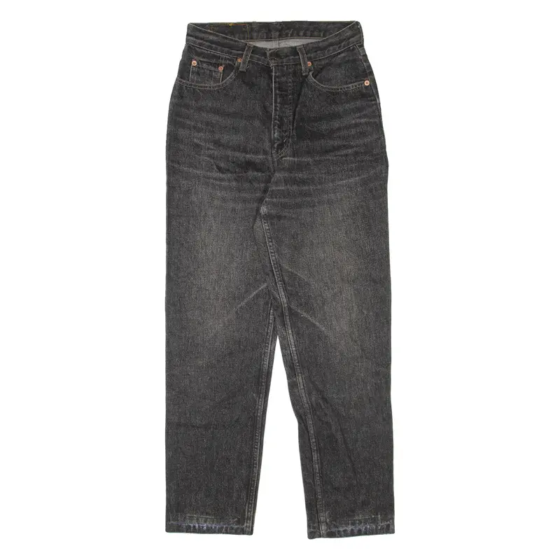 Levi's 881 02 Orange Tab Womens Jeans Black Regular Mom 90S W26 L30 1