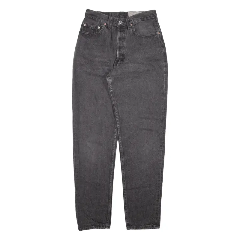 Levi's 901 Womens Jeans Black Regular Tapered 90S W26 L32 1