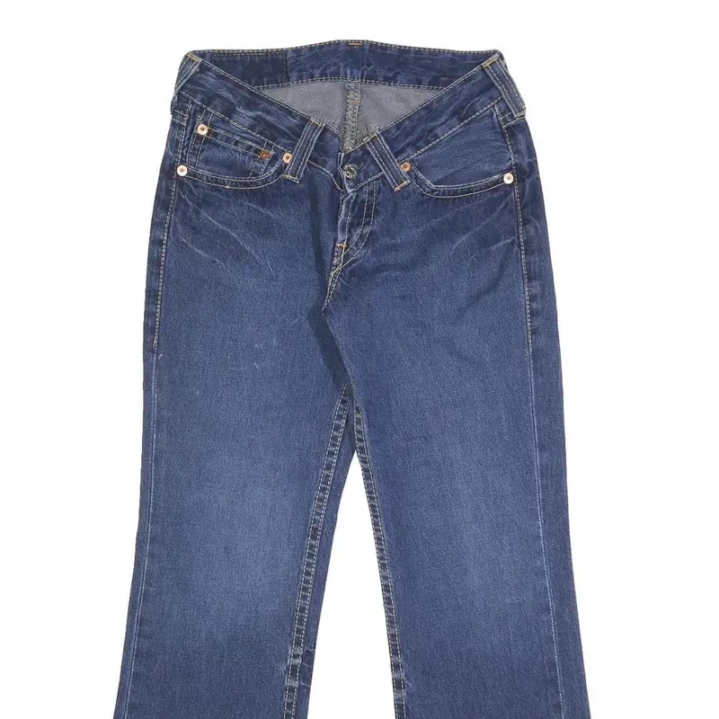 Levi's 927 Womens Jeans Blue Relaxed Bootcut Denim Medium W27 L29 Classic Style 2