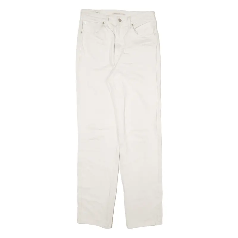 Levi's Big E Womens Jeans Cream Slim Straight W27 L31 1