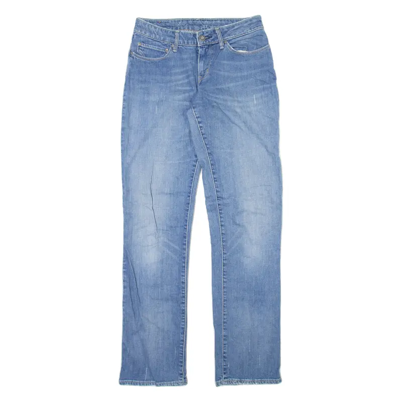 Levi's Bold Curve Womens Jeans Blue Slim Straight Stone Wash W27 L32 1