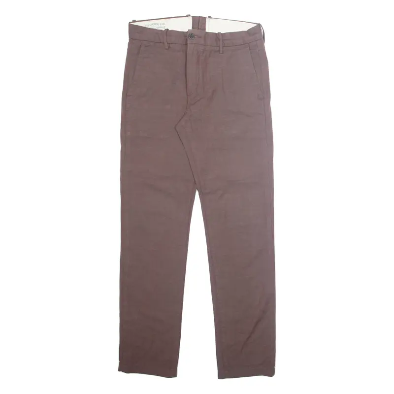 Levi's Chino Mens Trousers Maroon Regular Tapered W31 L34 1