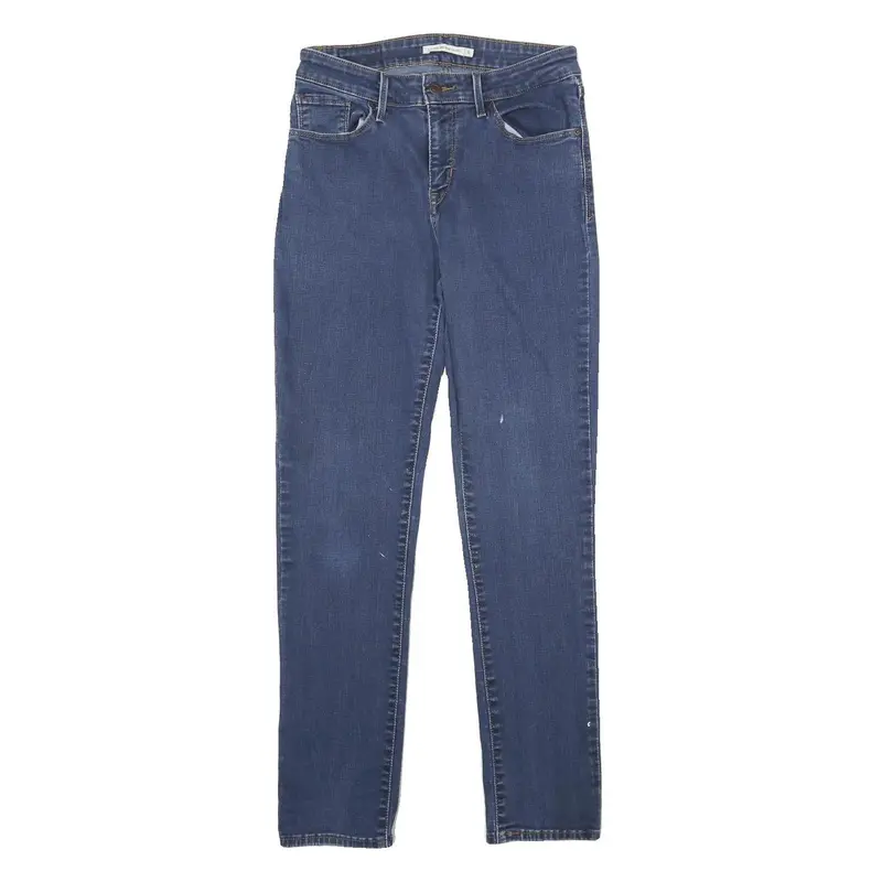 Levi's Classic Mid Rise Skinny Womens Jeans Blue Classic Skinny Denim W26 L30 1