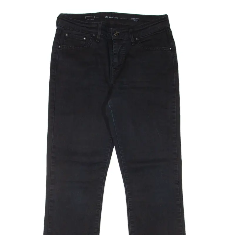 Levi's Classic Rise Womens Jeans Black Regular Straight W29 L29 2