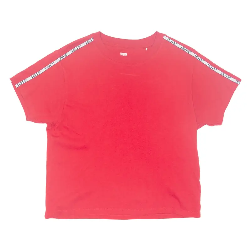Levi's Cropped Womens T-Shirt Red Xs 1