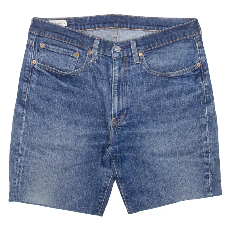 Levi's Cut-Off Womens Denim Shorts Blue L W34 1