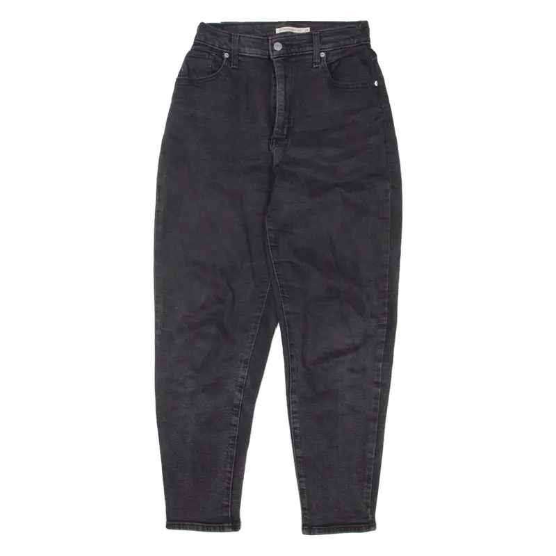 Levi's High Waisted Womens Jeans Grey Regular Mom W26 L27 1