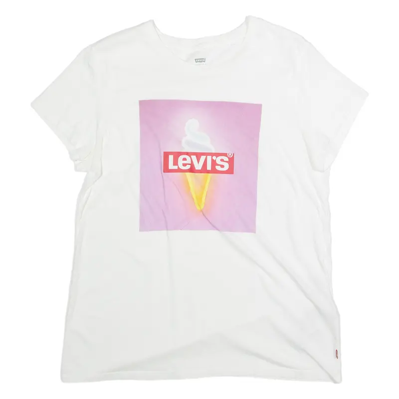 Levi's Ice Cream Mens T-Shirt White L 1
