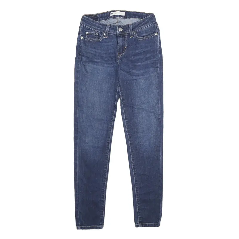 Levi's Legging Womens Jeans Blue Slim Skinny Denim Medium W26 L30 Stretch 1