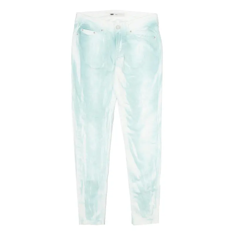 Levi's Legging Womens Jeans Blue & White Slim Skinny Denim W28 L30 Contemporary 1