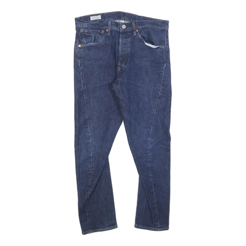 Levi's Lej 512 Mens Jeans Blue Slim Skinny Denim Raw W32 L25 Zip Cotton Blend 1