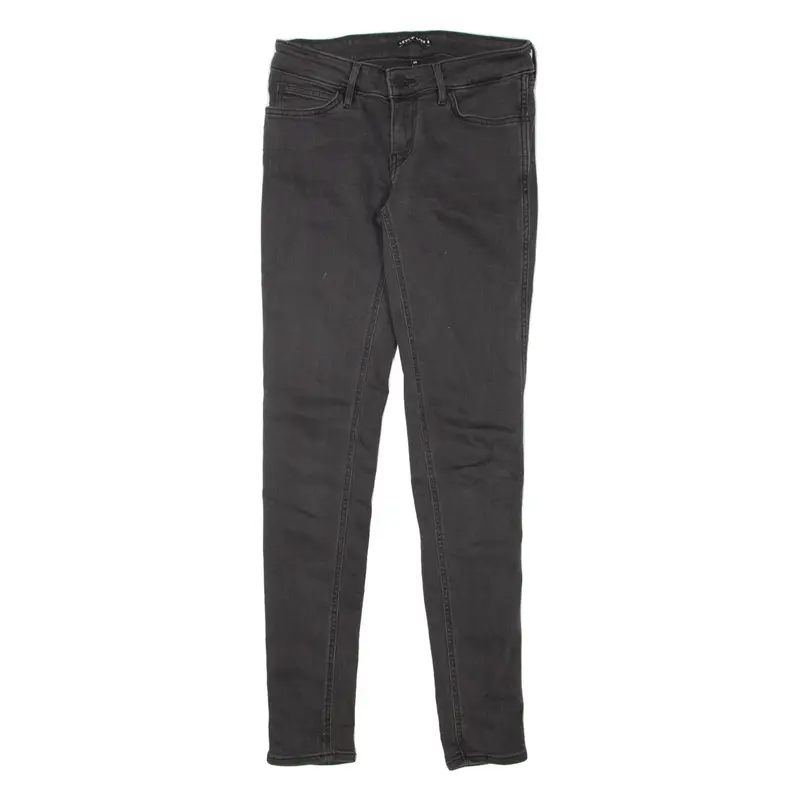 Levi's Line 8 Womens Jeans Black Slim Skinny W28 L32 1