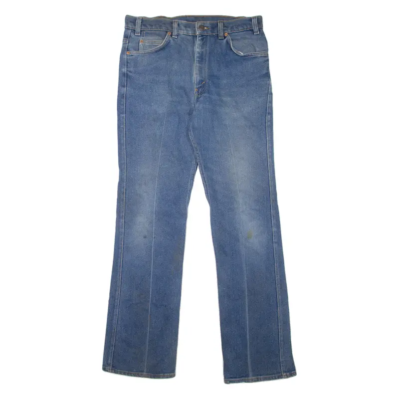 Levi's Made In Usa Mens Jeans Blue Regular Straight Stone Wash W35 L34 1