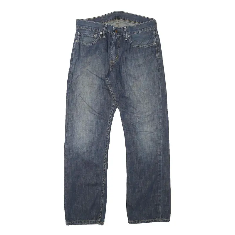 Levi's Mens Blue Regular Fit Straight Leg Denim W30 L28 Classic Zip Jeans 1