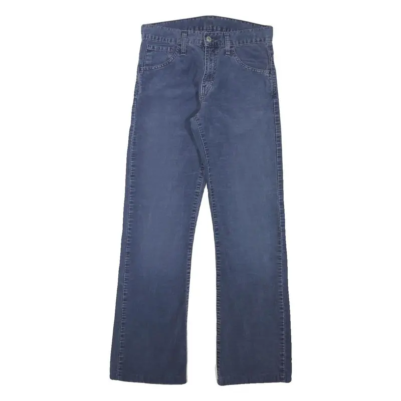 Levi's Mens Cotton Blend Blue Regular Straight Casual Trousers W28 L29 1