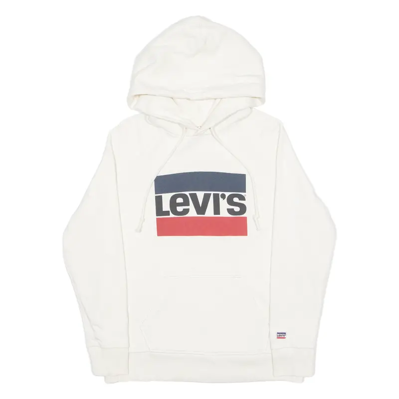 Levi's Mens Cream Hoodie S 1