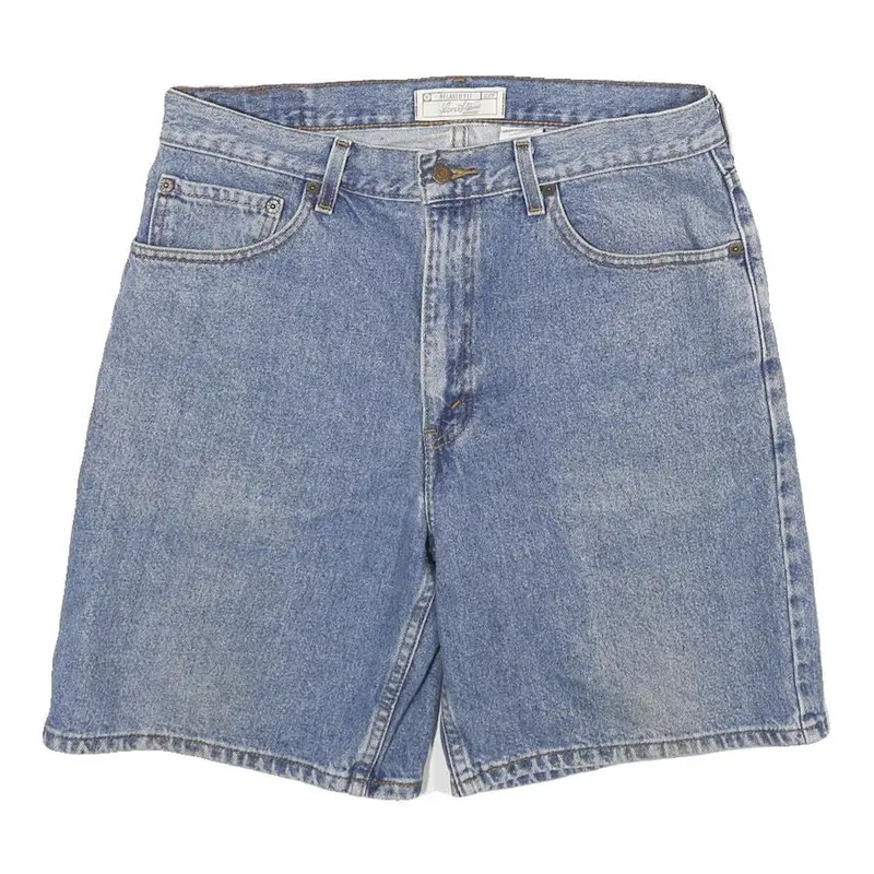 Levi's Mens Denim Blue Casual Shorts M W34 Cotton Pocket Detail 1