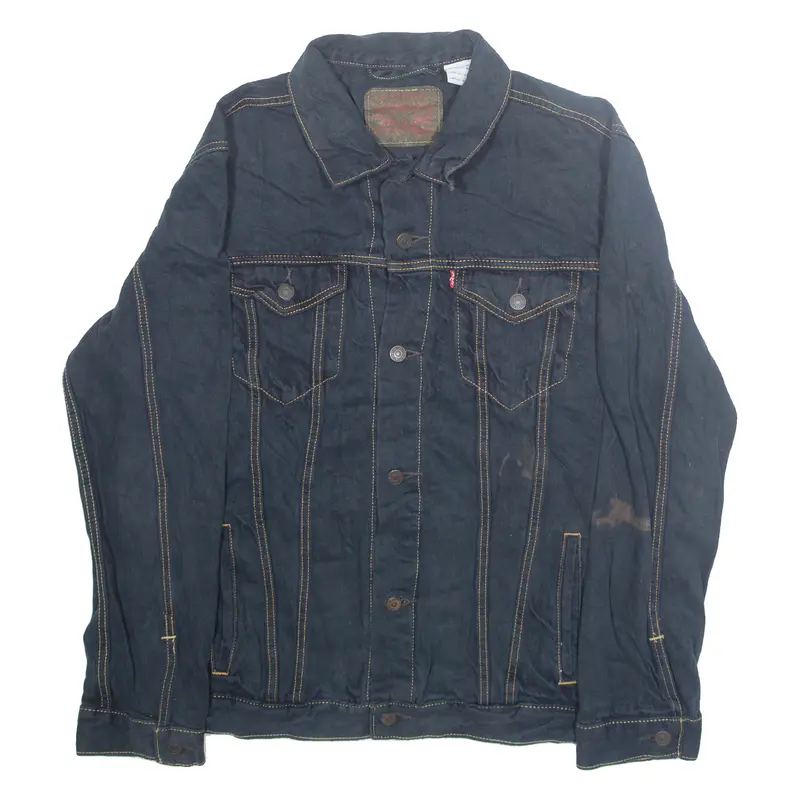 Levi's Mens Denim Jacket Black L 1