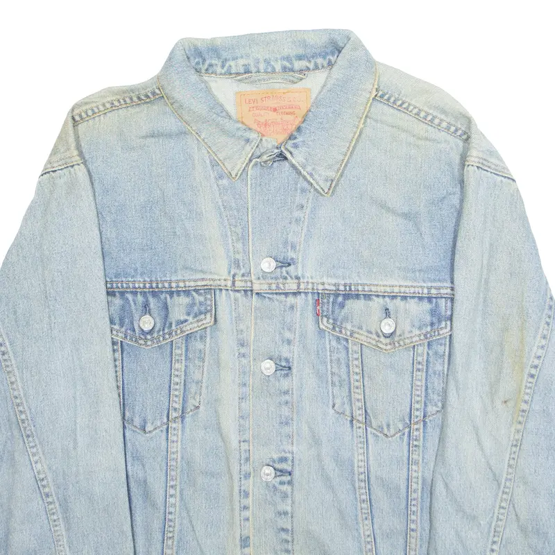 Levi's Mens Denim Jacket Blue L 2