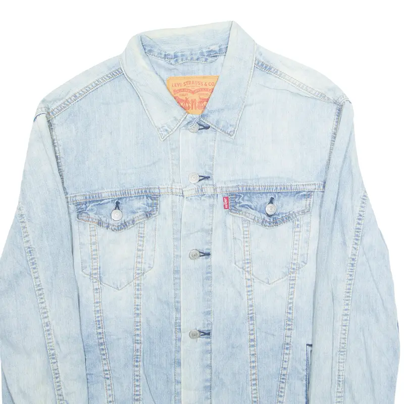 Levi's Mens Denim Jacket Blue L 2
