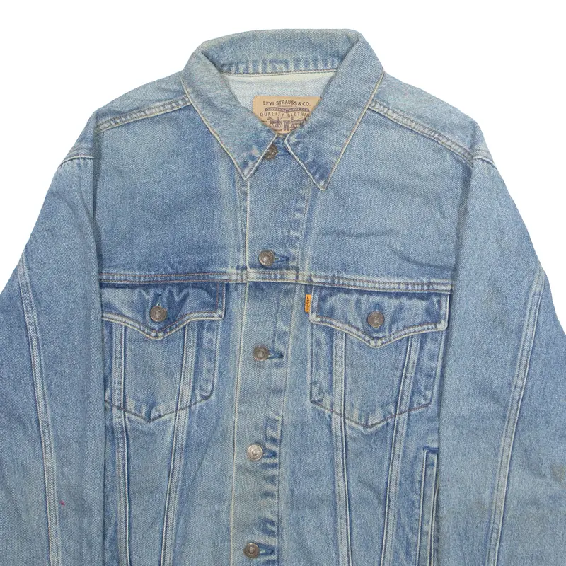 Levi's Mens Denim Jacket Blue L 2