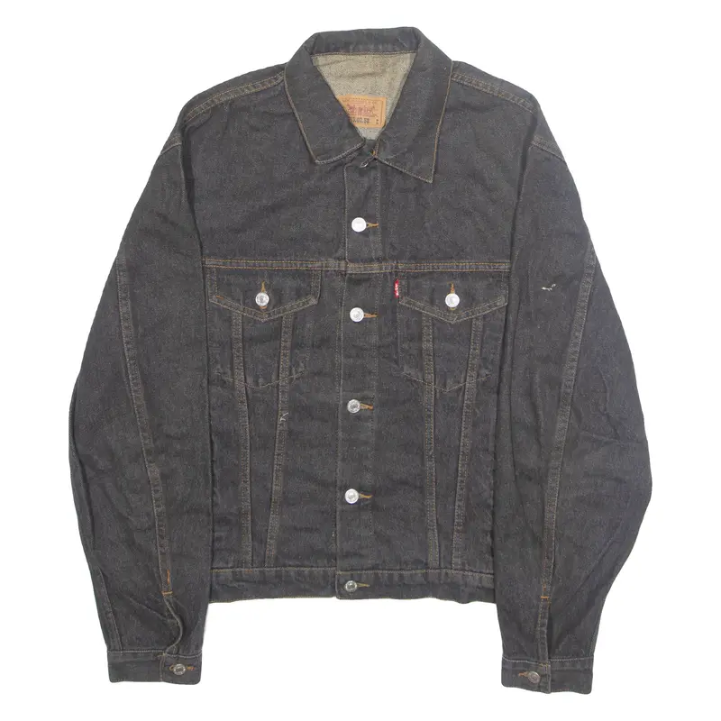 Levi's Mens Denim Jacket Grey L 1