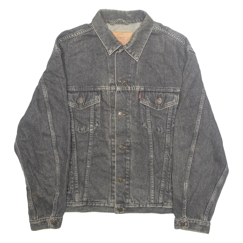 Levi's Mens Denim Jacket Grey L 1