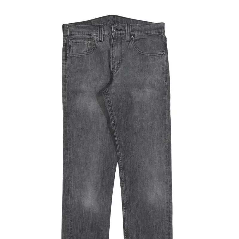 Levi's Mens Jeans Black Slim Skinny Denim Medium W30 L34 Classic Fit Zip Closure 2