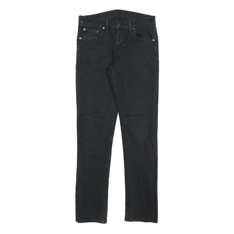 Levi's Mens Jeans Black Slim Skinny Denim W30 L32 Classic Zip Cotton Blend 1