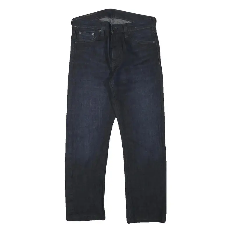 Levi's Mens Jeans Blue Regular Straight Denim Dark W29 L25 Classic Fit Zip 1