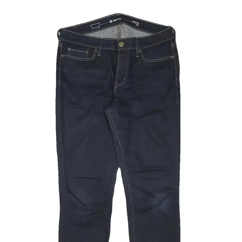 Levi's Mens Jeans Blue Regular Straight Denim Dark W31 L30 Zip Casual Classic 2