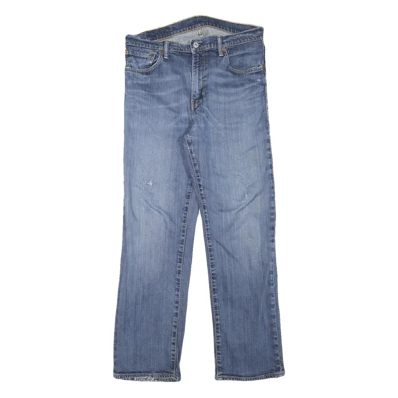 Levi's Mens Jeans Blue Regular Straight Denim Medium W32 L28 Classic Zip Cotton 1