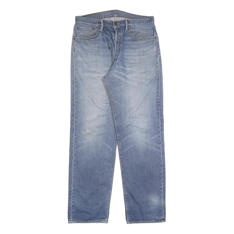 Levi's Mens Jeans Blue Regular Straight Denim Medium W32 L32 Classic Button Fly 1
