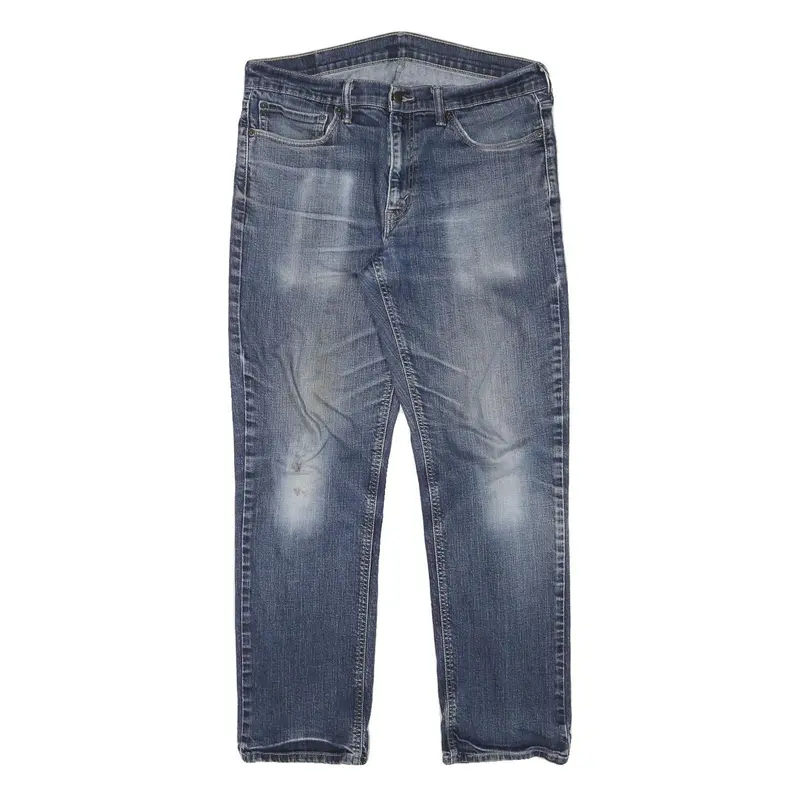 Levi's Mens Jeans Blue Regular Straight Denim Medium W33 L29 Classic Zip Cotton 1