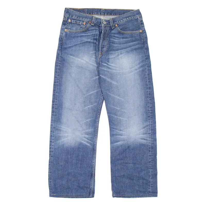 Levi's Mens Jeans Blue Regular Straight Stone Wash W31 L30 1