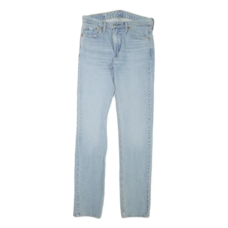 Levi's Mens Jeans Blue Slim Skinny Denim Light W29 L32 Zip Cotton Blend 1