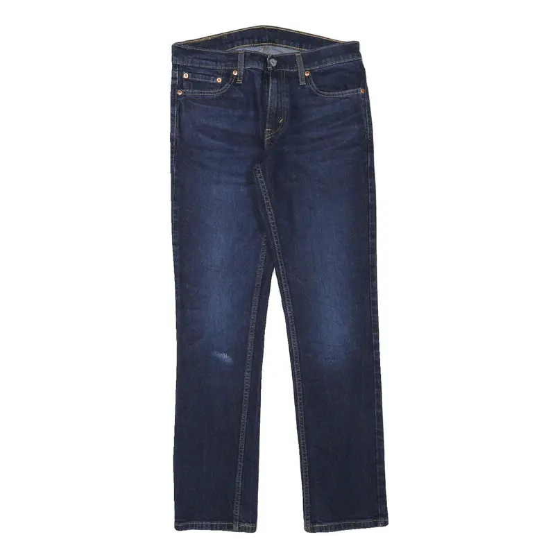 Levi's Mens Jeans Blue Slim Straight Denim Medium W29 L30 Classic Zip Denim 1