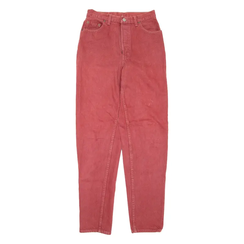 Levi's Mens Jeans Red Regular Straight 90S W28 L33 1