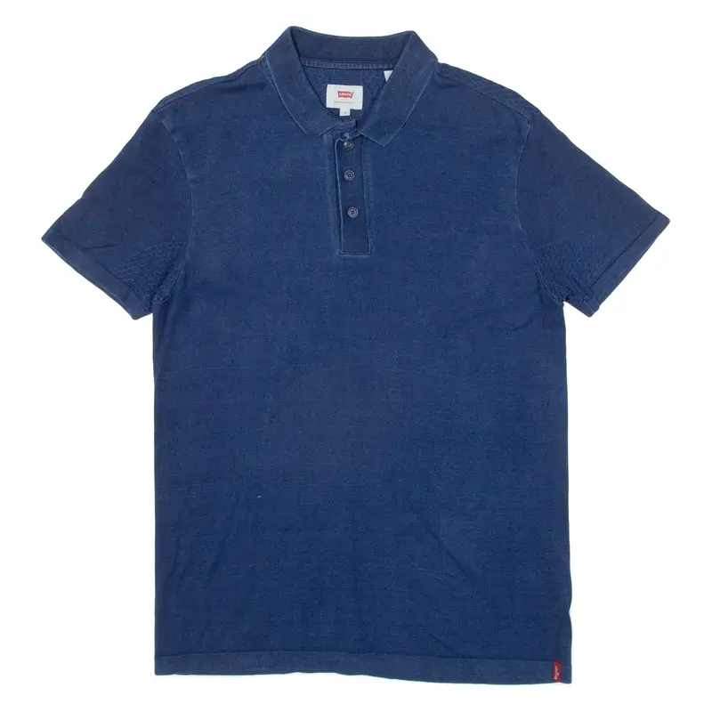 Levi's Mens Polo Shirt Blue S 1